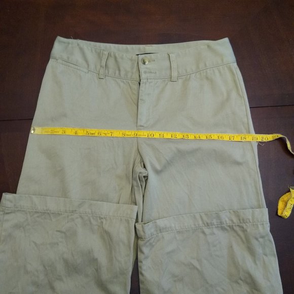 Tan, Wide Leg, Clean Front Pant Vintage (2000s) Moda International Size 6short - Picture 1 of 16